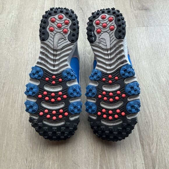 Nike Future Field Turf Cleats Youth 5.5Y Grey Blue Red Soccer Baseball Shoes - Picture 12 of 13